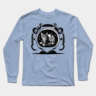 Baby cat astronaut Long Sleeve T-Shirt